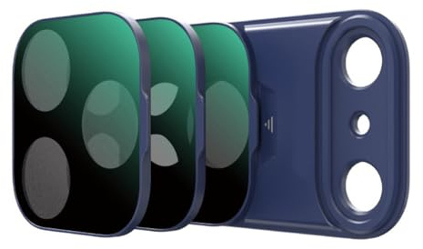 ​Magnetfilter-Set kompatibel für iPhone 17 Pro/Max, CPL/Black Mist 1/4/UV-Filter Optisches Glas, Anti-Fingerabdruck Professioneller Objektivfilterschutz (17 Pro Max Blau)