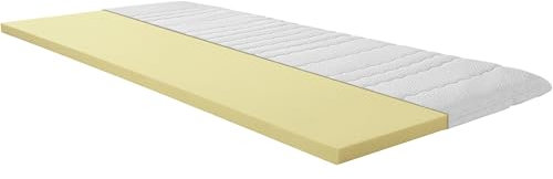 Erwin Müller Matratzen-Topper, Matratzenauflage Viscoschaum Bern Größe 90x200 cm - Gesamthöhe 6 cm, Bezug abnehmbar, optimale Körperkonturanpassung, sanfte Druckentlastung