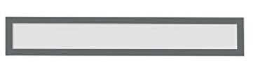 magnetoplan 1131701 magnetofix Magnetrahmen TOPSIGN, 5 Stück, 232x52mm, grau | 5 Stück in Grau | BxH 232x52mm | Magnetrahmen für Whiteboards, magnetischer Inforahmen