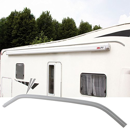 Fiamma Wohnwagen Wohnmobil Regenrinne Drip Stop, Polyvinylchlorid, 300 cm, Grau