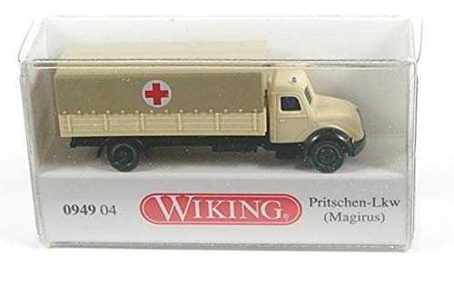 Wiking 094904 N LKW Modell Magirus Deutz Pritschen-LKW Katastrophenschutz