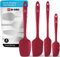 DI ORO® - Lot de spatules en silicone - Cuillère et spatules maryses silicones résistantes à 315 ºC - Design sans coutures - Silicone professionnel antiadhésif avec âme en acier inoxydable