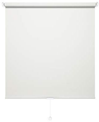 JalousieCrew Schnapprollo Springrollo Mittelzugrollo Weiss - Breite 62 bis 222cm - Länge 160 und 230cm - Blickschutz (102 x 230 cm)