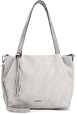 Emily & Noah Shopper E&N Elke 62791 Damen Handtaschen Uni lightgrey 810