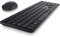 Dell KM5221W Pro Wireless Keyboard and Mouse Combo, Programmable Keys and Battery Indicator Light - Black