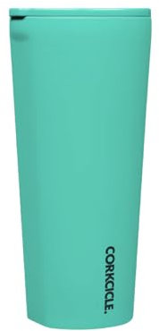 Corkcicle Tumbler - Triple Insulated Stainless Steel Travel Mug with Shatterproof Lid - Leakproof, Reusable, BPA-Free, Dishwasher Safe - Neon Lights Kokomo, 681ml/24oz
