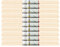 PARTY DISCOUNT wasserfestes Krepppapier | 250x50 cm | Feinkrepp Maibaum Dekoration Farbecht (Creme, 10 Rollen)