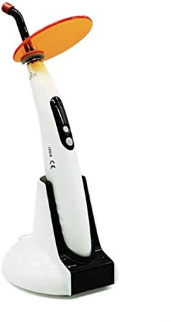 WOQLIBE LED-Funklampe, Zahnmedizinische 2000MW, mit DREI Arbeitsmodi, Bleaching-TIPP für LED-Lichthärtungslampe