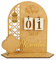Ramadan Kalender aus Holz, Rustikaler 30 Tage Countdown Ramadan Kalender Kinder, Ramadan Adventskalender Eid, Ramadan-Kalender Elegante Mubarak Ramadan Dekoration (Laterne)