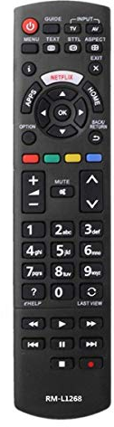 Universelle Ersatz Fernbedienung für Panasonic Smart Led TV Netflix Tasten N2QAYB001008 N2QAYB001009 N2QAYB001013 N2QAYB000926 Fernseher TV Remote Control/Neu