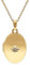 trendor Medaillon mit Diamant Gold 585/14K an vergoldeter Silberkette 15540-42 42 cm
