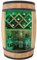 WEECO Barile in legno con portabottiglie con luci a LED RGB, Porta vino, Casa bar, Portabottiglie per whiskybar, regalo per uomo, Botte in legno per bottiglie di alcolici, Botte Di whisky Grappa 80cm