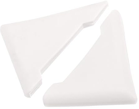 A ABSOPRO Car Door Corner Edge Guard Bumper Protector White (Set of 2)