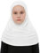 Prien Hijab Für Kinder, Türkisch Kopftuch Mädchen, Muslim Damen Schal, Viszid Tuch, Islam Kopftücher, Muslimische Frauen Khimar Abaya, Easy Kleidung, Tesettür Giyim (Ecru)