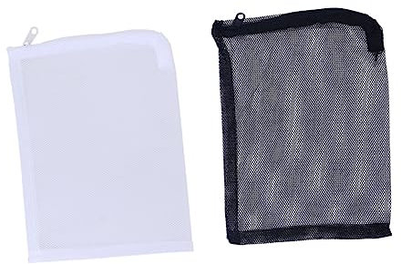 COLLBATH Netzfilterbeutel 15x20cm Nylon-filterbeutel Mit Reißverschluss Für Aquarium Gartenteich Filtermedienbeutel