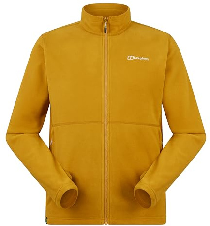 Berghaus Men's Prism Micro Polartec Fleece Jacket | Added Warmth | Extra Comfortable Fleece Full Zip, Clay Soil, XS