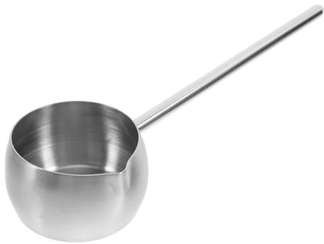BIUDECO Cucharón De Acero Inoxidable con Mango Cuchara De Sopa Resistente Y Práctica para Cocinas Y Restaurantes Utensilio Conveniente para Servir Agua Y Aceite