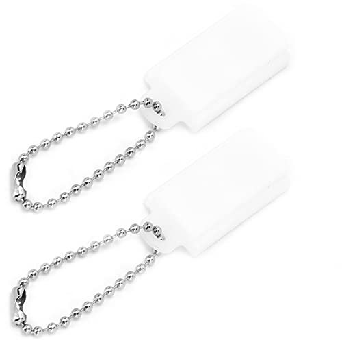 Qukaim Hearing Aid Button Storage Case 2pcs Portable Hearing Aid Battery Caddy, Plastic Button Storage Case Holder Box for Hearing Aid Batteries, Compact Design, Lightweight