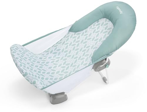 Ingenuity FoldAway Bañero con 2 posiciones - soporte de baño para fregadero o bañera, 0-6 meses, hasta 9 kg