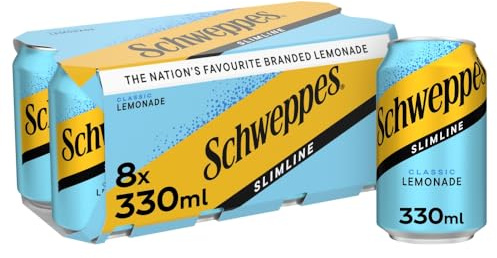 Schweppes Slimlne Lemonade 8 x 330ml