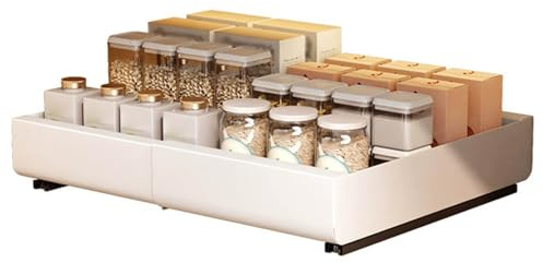 Ausziehbarer Schrankorganizer für gerahmte Schränke, ausziehbare Schubladen für Küchenschränke, zum ausziehen Regale, Breite 12-20 Zoll, verstellbar