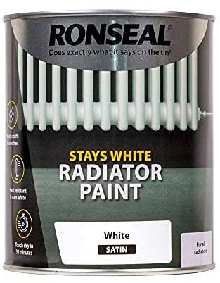 Ronseal One Coat Radiator Paint Satin 750ml White