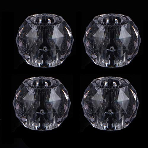 WYZQQ Meubles En Acrylique Pieds De Bricolage, Pieds De Table Basse En Cristal Transparent Pieds De Meuble De TéLéVision Pieds Pieds De Support En Verre Transparent Blanc - 9 Styles - 4 PièCes