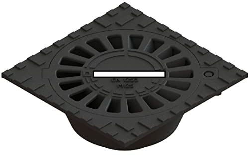 SP Hofablauf 200mm-400mm PKW Siphon Guss Bodenablauf Kellerablauf Regenablauf KG Rohr (Guss 200mm x 200mm)