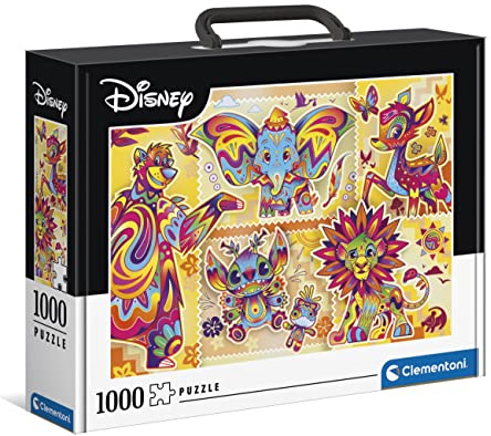 Clementoni - 39677 - Puzzle Disney Classic, Puzzle 1000 Teile Für Erwachsene Und Kinder 10 Jahren, Geschicklichkeitsspiel Für Die Ganze Familie