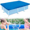 Ruolin Bâche Piscine Rectangulaire, Bâche de Protection Piscine Bleu Imperméable Couverture de Protection de Piscine aux UV à la Poussière Convient pour Piscine Rectangulaire et Piscine Hors Sol