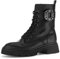 Gabor Damen Combat Boots, Frauen Stiefeletten,Wechselfußbett,Best Fitting,schnürstiefel,Winterstiefel,Winterschuhe,warm,schwarz,37 EU / 4 UK
