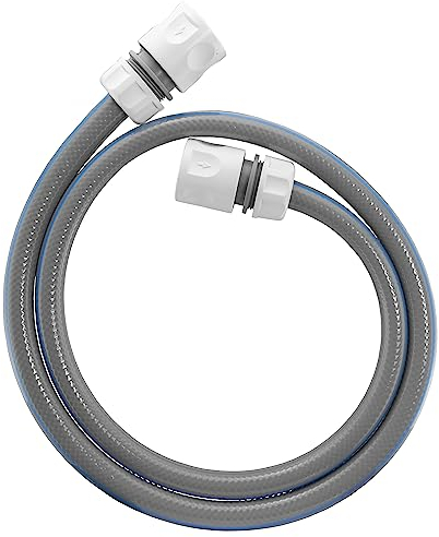 Garden Hose with 2 Universal Connectors - Pipe Extension to Connect Hose Reel/Pressure Washer to Your Tap 1m-10m (100cm)