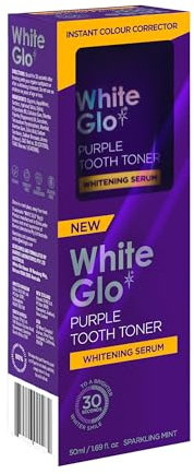 Siero sbiancante per denti viola