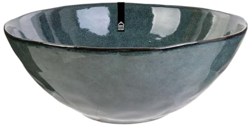 Saladier Ø38cm en Grés du Temps Bleu