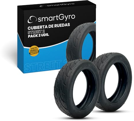 smartGyro Originalersatz – Street 2-Reifen für Speedway-, Rockway-, Crossover- und PRO-Versionen, 10 Zoll, 2er-Pack