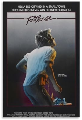 Footloose Retro Filme Poster 80er Jahre Vintage Poster Druck Kunst Wandmalerei Leinwand Poster Modern Bedr