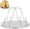 Camping-Toaster für Gaskocher - Edelstahl Faltbares Toastablett für Gasherd, Outdoor, Picknick, Reisen, Wohnmobile, 22 × 12.4cm
