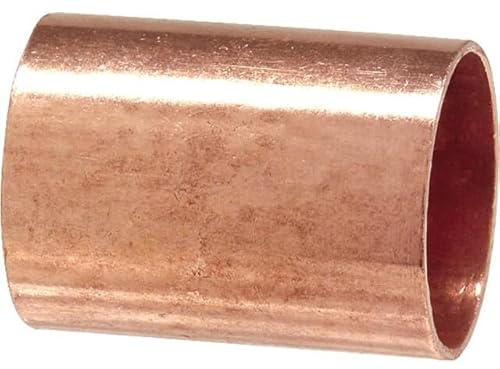 Kupfer Lötfitting Schiebe-Muffe ohne Anschlag S 18 mm