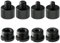 Nivithi 8 Pieces Mic Stand Adapter,Microphone Arm Adapter 1/4 to 5/8 Inch, 3/8 to 5/8 Adapter Microphone Stand Adapter,for Microphone Stand Mount to Camera Tripod