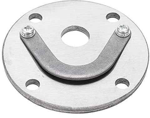 TICFOX Air Compressor Valve Plate Replacement Fictory Air Compressor Valve Plate Replacement Set, Tongue Shape U Metal Part Accessory, 3/8in, 45 x 47mm, Air Compressor Valve Plate Kit