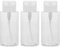 3pcs 100 ML Flacon Pompe Vide, Pompe Distributeur Eau Change Bebe, Convient pour Les Voyages, Le Démaquillant, Le Dissolvant pour Vernis à Ongles, Le Récipient de Lotion