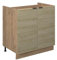 Vicco Spülenunterschrank Fame-Line, Eiche Paneel, 80 cm ohne Arbeitsplatte
