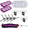 ComfyHarbor Kit de accesorios para aspiradora Eureka V15 Pro/J15/Ultra Robot - Juego de 15 piezas con cepillo principal, cepillos laterales, filtros, almohadillas para fregona y bolsas de polvo