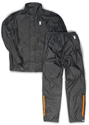 OJ Set Completo Impermeabile Nano Nero Taglia XL