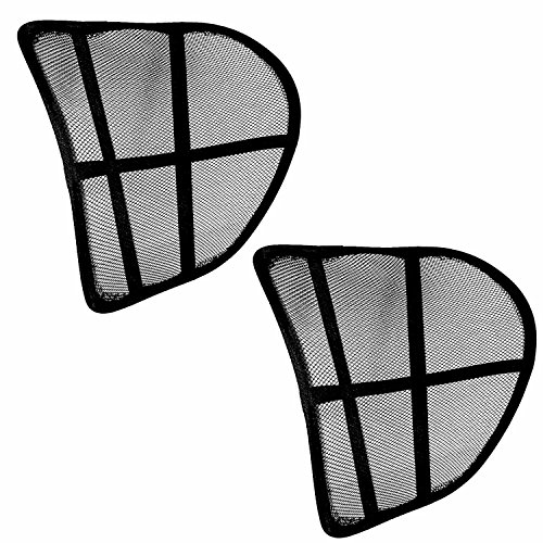 HAC24 2X Rückenstütze Auto Stuhl Rückenhilfe Haltungskorrektur Stütze Rückenstabilisator Autositz Geradehalter Lendenwirbel Haltungskorrektur