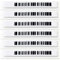 AM Klebeetiketten AM 58 kHz Sicherungsetiketten mit Dummy Barcode deaktivierbar Warensicherung Artikelsicherung (1000)