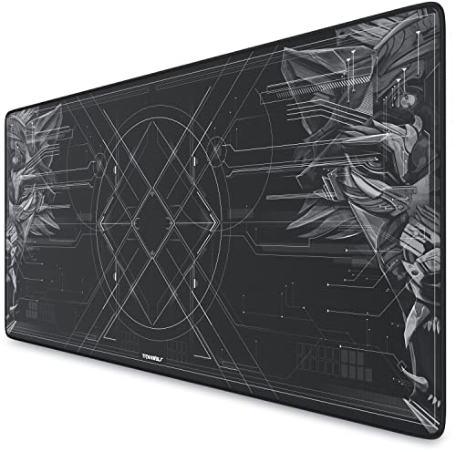 TITANWOLF Tapis de Souris Gaming XXL 900x400mm, Mouse Pad Mat, sous-Main Bureau Gamer Extra Large en Tissu, Base antidérapante, Haute précision et Vitesse, pour Souris claviers Roccat Razer Logitech
