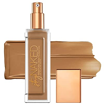 Urban Decay Stay Naked Makeup, Breathable Liquid Foundation with Matte Finish & Medium Coverage, Up to 24 Hour Wear, Vegan Formula*, Shade: 50CG, 30ml