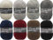 Sockenwolle Strumpfwolle Comfort einfarbig 4-Fach -Best of Unis- 800gr Farbpaket-dezente einfarbige Wolle