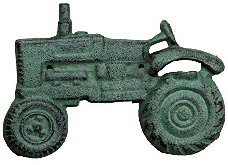 Antikas - Wandflaschenöffner Traktor, Eisen, Grün, Flaschenöffner